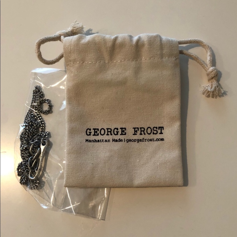 Silver Bravery Chain Necklace from George Frost